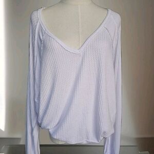 FREE PEOPLE We The Free Soul Song Oversized Top Sorbet Size M/L